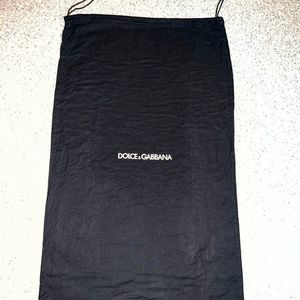 Dolce & Gabbana ~ Dust Cover ~ Dust Bag ~ Black W/ White Logo